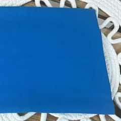 Bio organický bavlněný náplet delft modrý