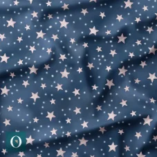 Zimní softshell s fleece 10000/3000 Hvězdičky na modrém pozadí, mockup