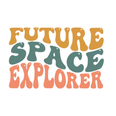 DTF nažehlovačka Future Space Explorer, Látky OliVe DTF nažehlovačka Future Space Explorer, Látky OliVe