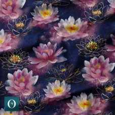 Zimní softshell s fleece 10000/3000 Lekníny, mockup