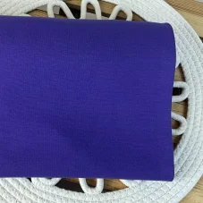 Bio organický bavlněný náplet lila, Látky OliVe