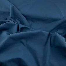 Bio organický bavlněný úplet indigo modrý, látky OliVe