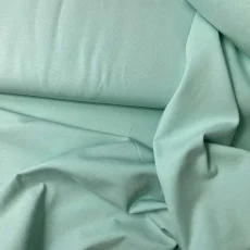 Bio organický bavlněný úplet světlý mint, Látky OliVe