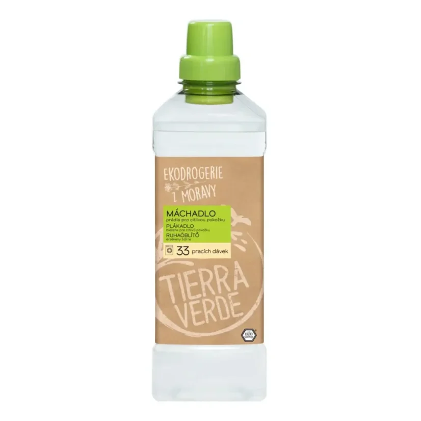 Máchadlo prádla pro citlivou pokožku, Látky OliVe