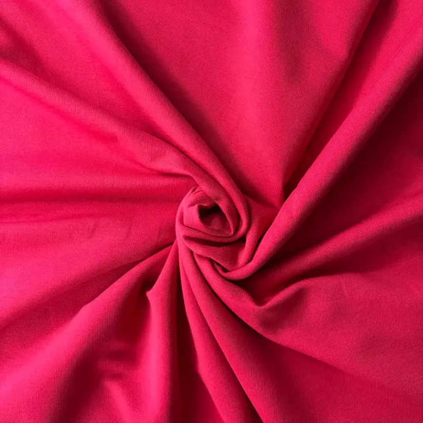 French Terry teplákovina magenta, Látky OliVe