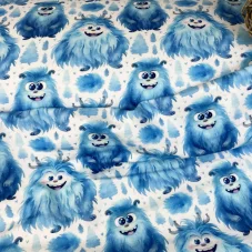 Zimní teplákovina Yeti – ideální na mikiny a dětské oblečení