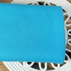 Bio organický bavlněný náplet tyrkys, Látky OliVe