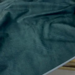 Letní pružný softshell 2. jakost - tmavě zelený s jeans efektem
