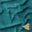 Nepočesaná teplákovina jeans look petrolejová – teplákovina s jemným denimovým efektem v modrozeleném odstínu, autorský motiv Oli-Ve.cz.