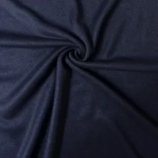 Viskózová svetrovina tmavě modrá – elegantní, hladký úplet s lehkým leskem na svetry a šaty.