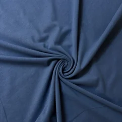 Bio organický soft touch úplet indigo modrý, Látky OliVe Bio organický soft touch úplet indigo modrý, Látky OliVe