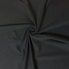 Bio organický soft touch úplet černý, Látky OliVe