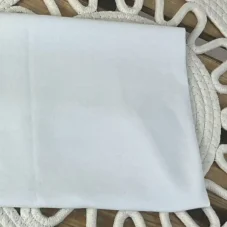 Bio organický bavlněný náplet bílý, Látky OliVe