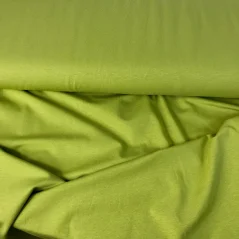 etail limetkově zeleného bio organického single-jersey úpletu s hladkým povrchem. etail limetkově zeleného bio organického single-jersey úpletu s hladkým povrchem.