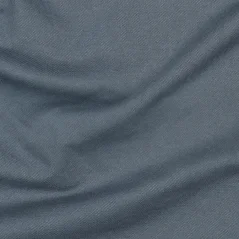 Jeans žakárový úplet v modrošedé barvě s denim strukturou – látka vhodná na šití oblečení. Jeans žakárový úplet v modrošedé barvě s denim strukturou – látka vhodná na šití oblečení.