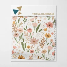 Vzor k tisku - jemné akvarelové kvítečky