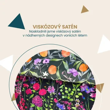 Naskladnili jsme viskózový satén