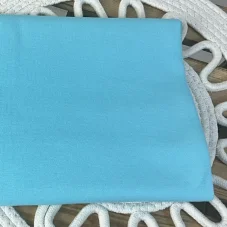 Bio organický bavlněný náplet světlý tyrkys, Látky OliVe