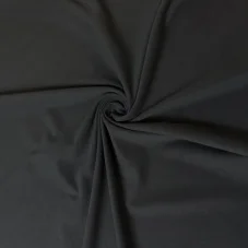 Bio organický soft touch úplet černý, Látky OliVe