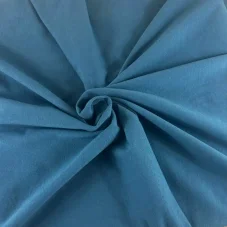 Bio organický bavlněný úplet jeans modrý, Látky OliVe