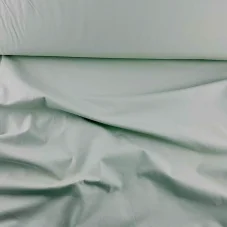 Bio organický bavlněný úplet milky green, látky OliVe