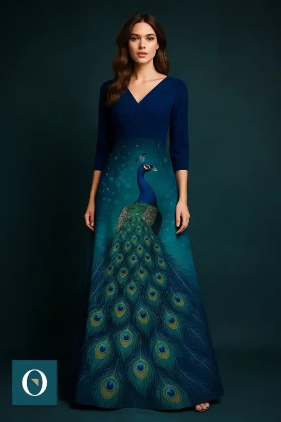 Bavlněný úplet – panel vhodný na šaty a sukně.